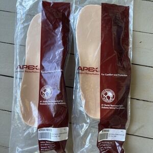 2 Pairs Apex Contour Thermothotics Sky Shoe Inserts Insoles Size 6.5 Mens (M65)